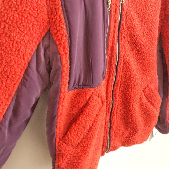 Free People Rivington Sherpa Bomber Jacket